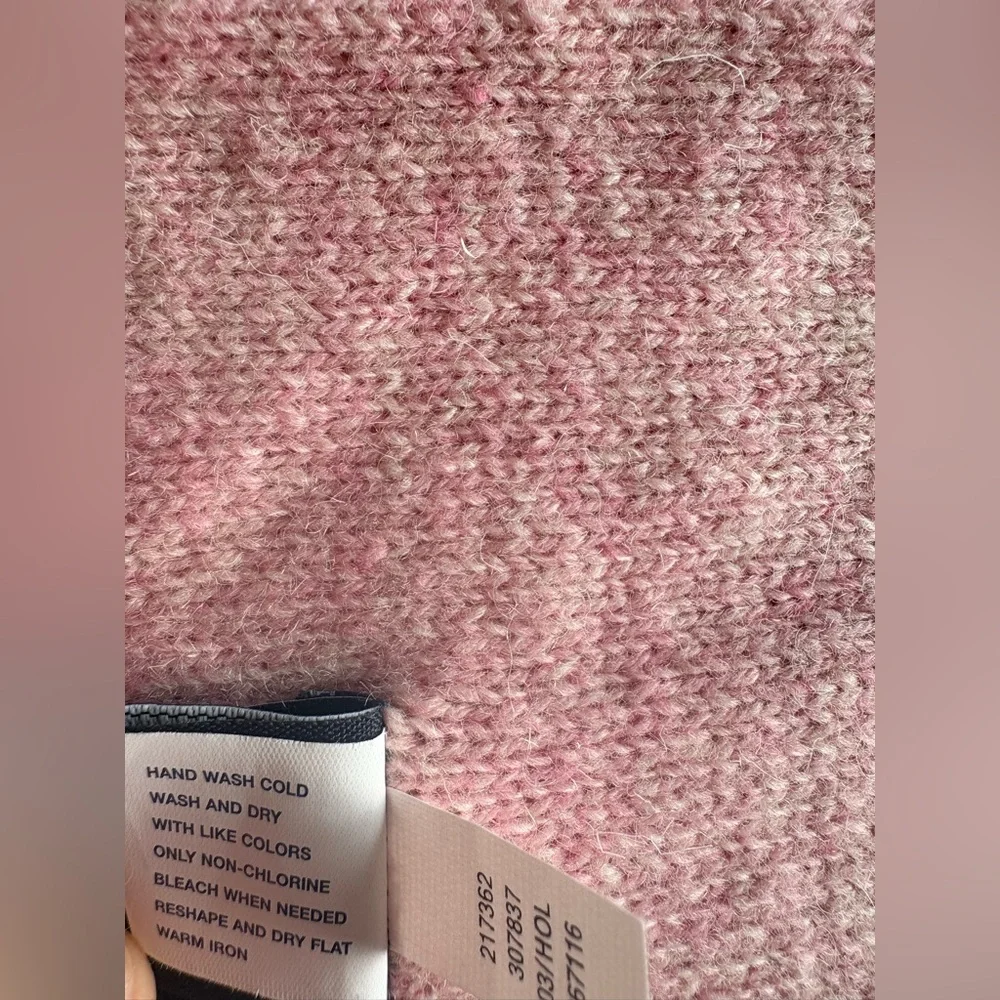 GAP Kids Pink, Colorful, 100% Lambswool Scarf - Nordic, Winter, Ski Resort